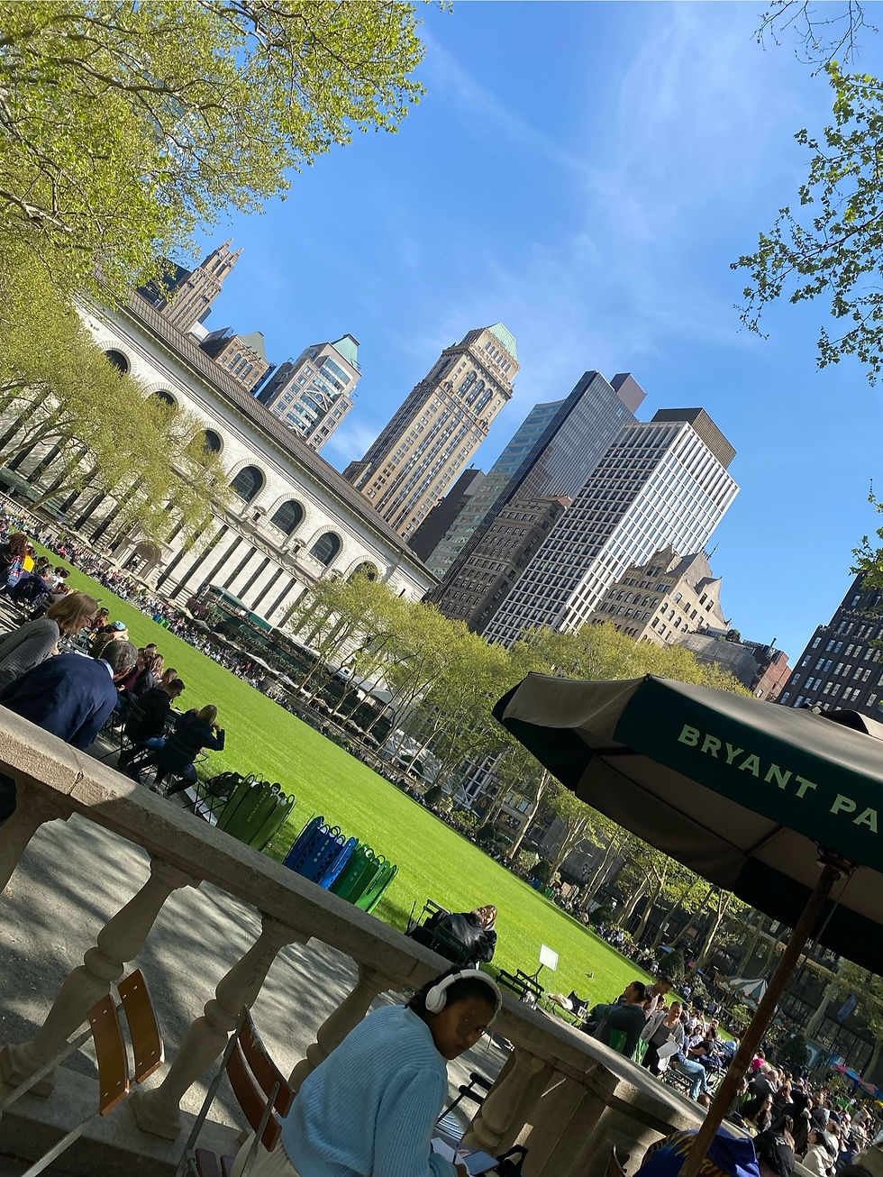 Bryant Park in September