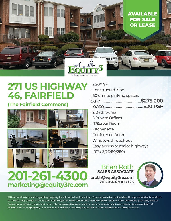 Marketing Flyer US Highway 46 Sale & Lea