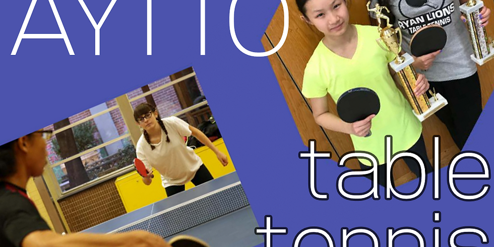 PSAL & AYTTO High School Table Tennis Tournament