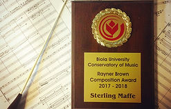 Maffe to Receive Rayner Brown Composition Award