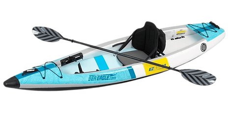 Inflatable single kayak rental