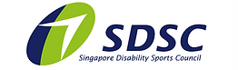 Logo of Singapore Disability Sports Council (SDSC) signifying a burst of energy