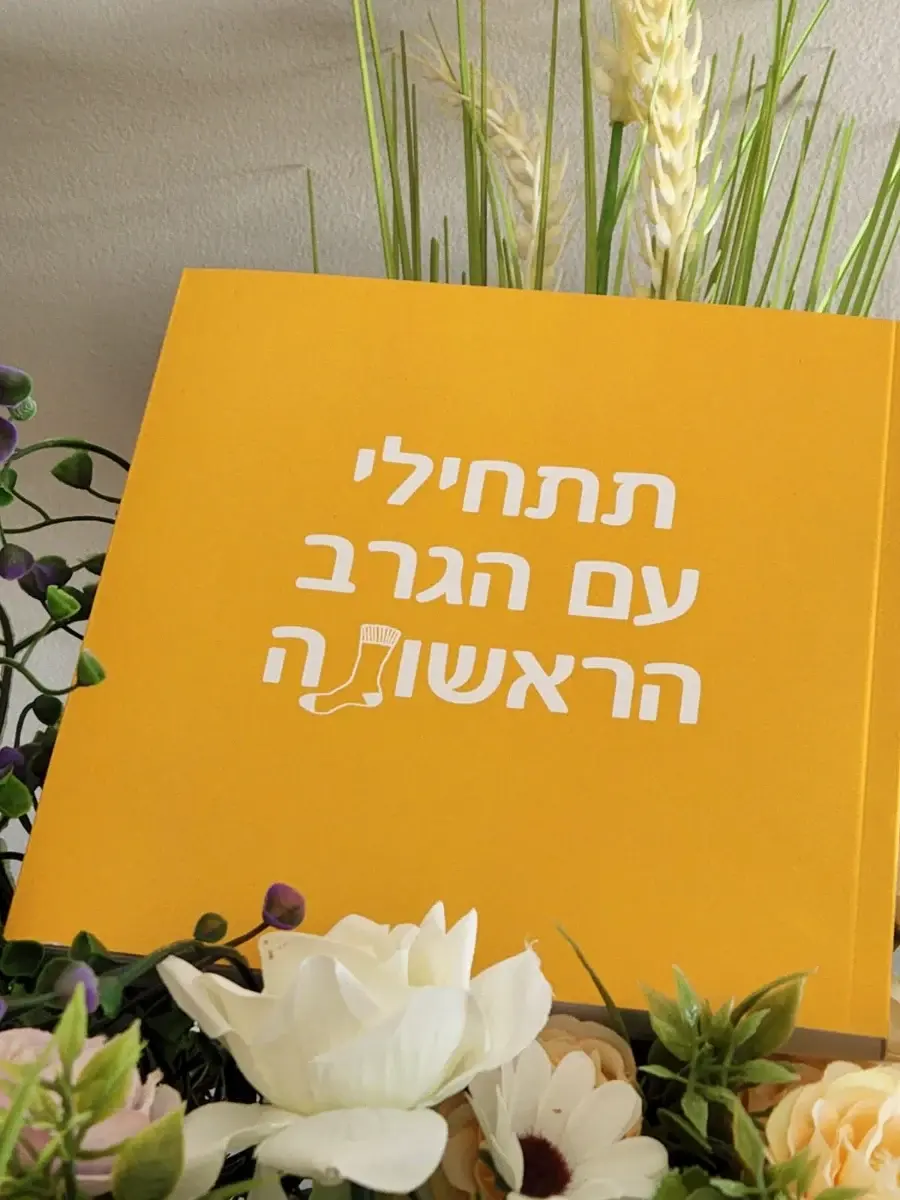 תמונה ממוזערת: תתחילי עם הגרב הראשונה - ספר מתנה