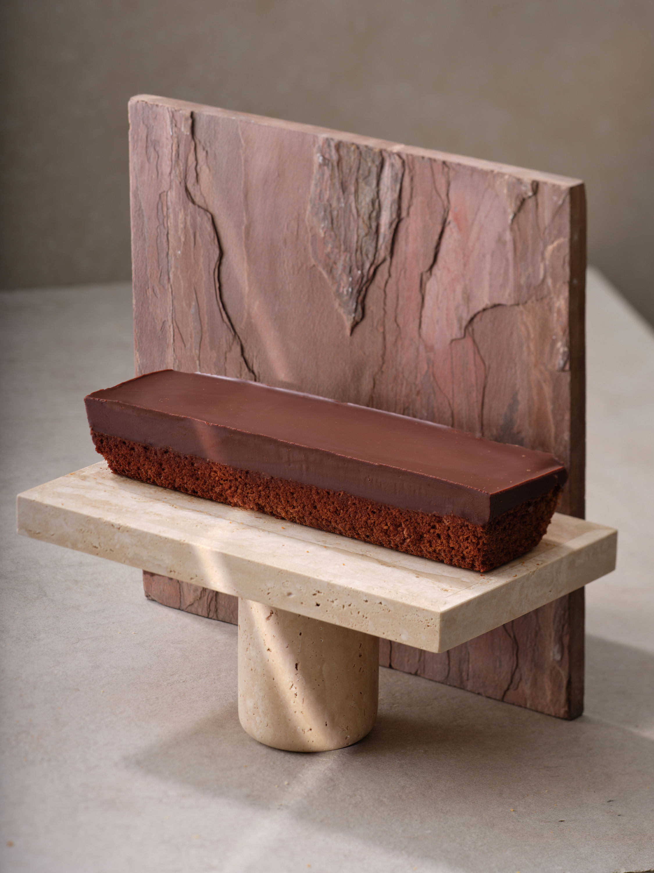 עוגת פונדנט שוקולד