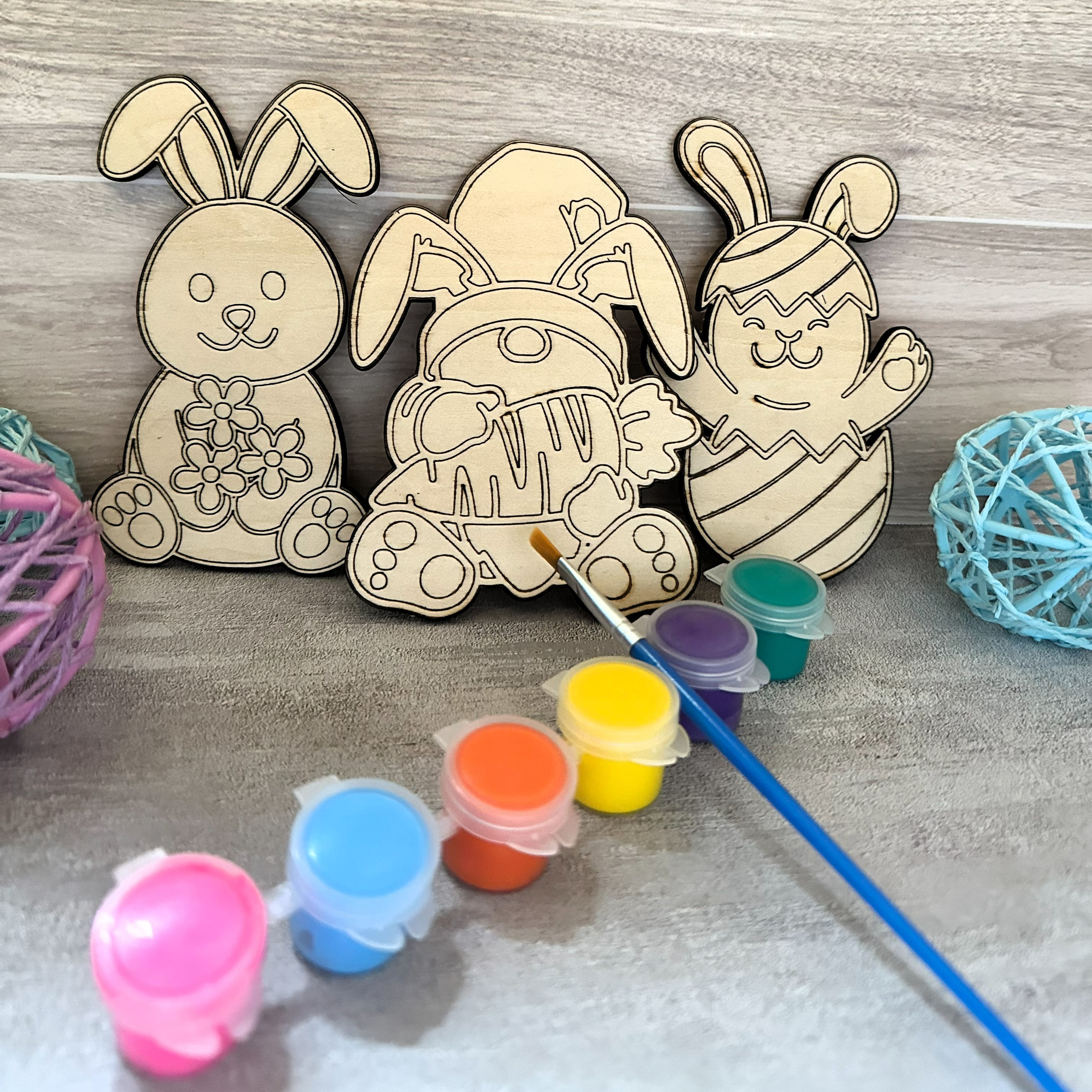 Easter Friends Kids DIY Paint Kit