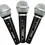 Thumbnail: SoundLAB Dynamic Vocal Microphone Kit with 3 Plastic Microphones, Leads & Case