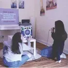 Thumbnail: MrEntertainer CDG Bluetooth Karaoke Player Machine with Projector, USB & Hits CD