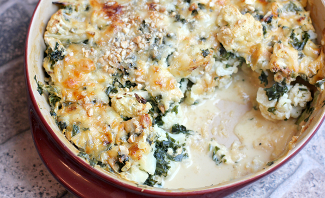 In the Marley Kitchen: Kale and Cauliflower Casserole with with Ziggy Marley Hemp Rules Roasted Hemp