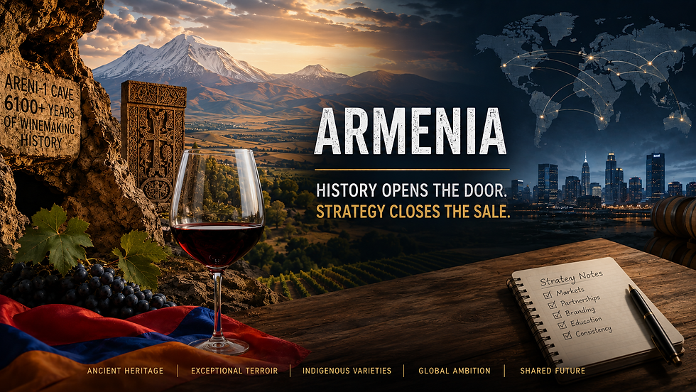 Armenia cannot build a global wine industry on history alone