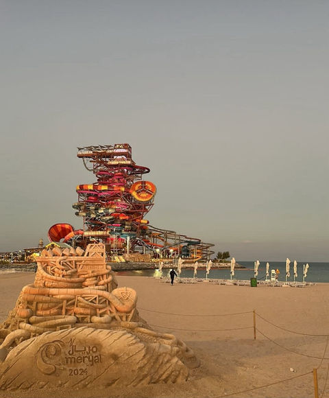 Sand sculptor Dubai, Doha, Ryadh, UAE, Oman, Qatar, Saudi Arabia, Bahrain, Kuwait and in the Middle East