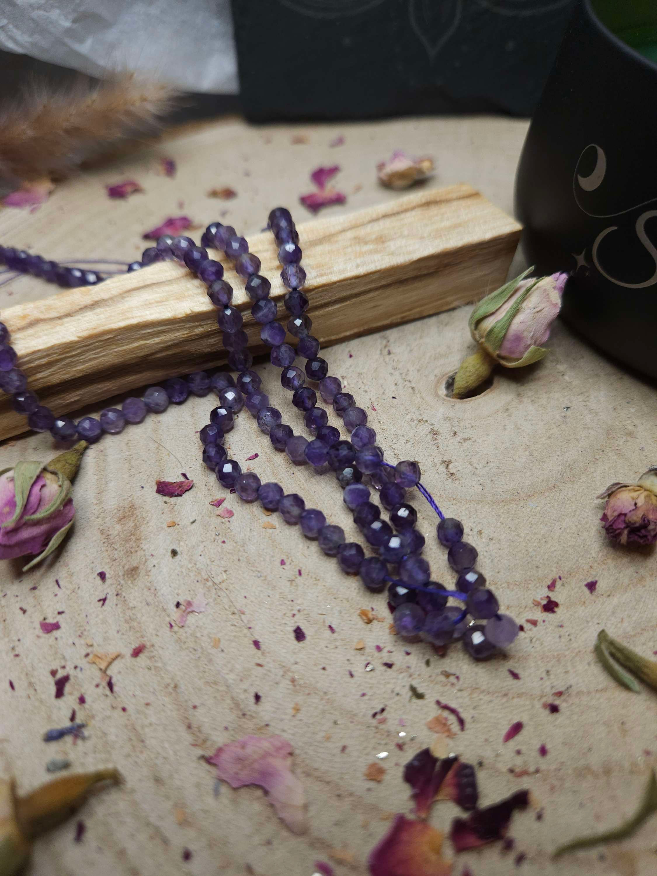 Armband Fascettierter Amethyst