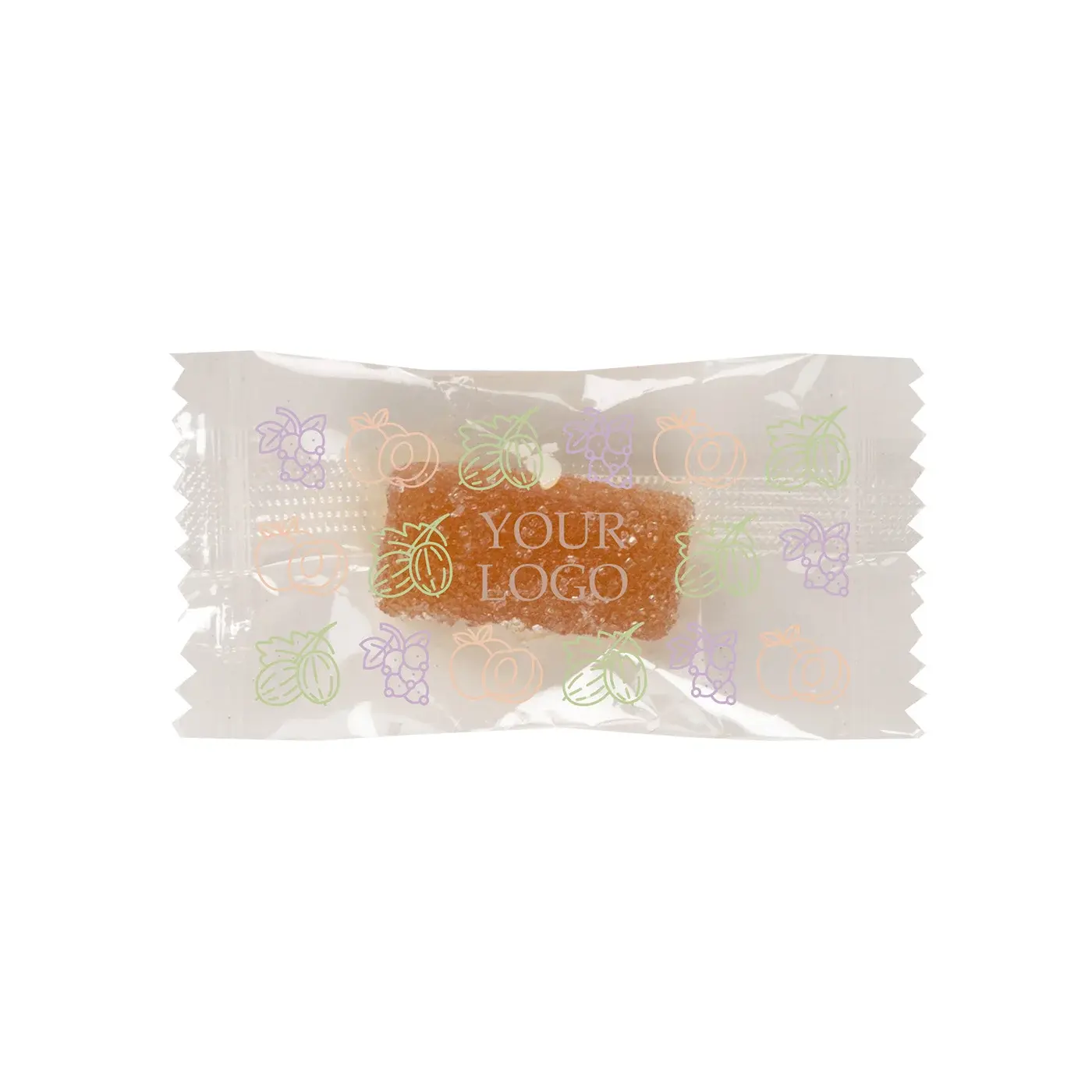 Sku. 0721 - CARAMELLA GOMMOSA RETTANGOLARE Incarto FLOWPACK