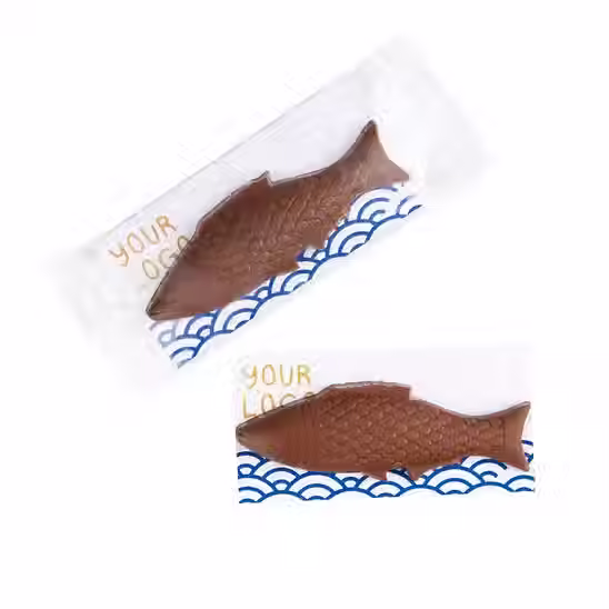 Sku.0532J - CARD CIOCCOLATINO "PESCE" 10g.