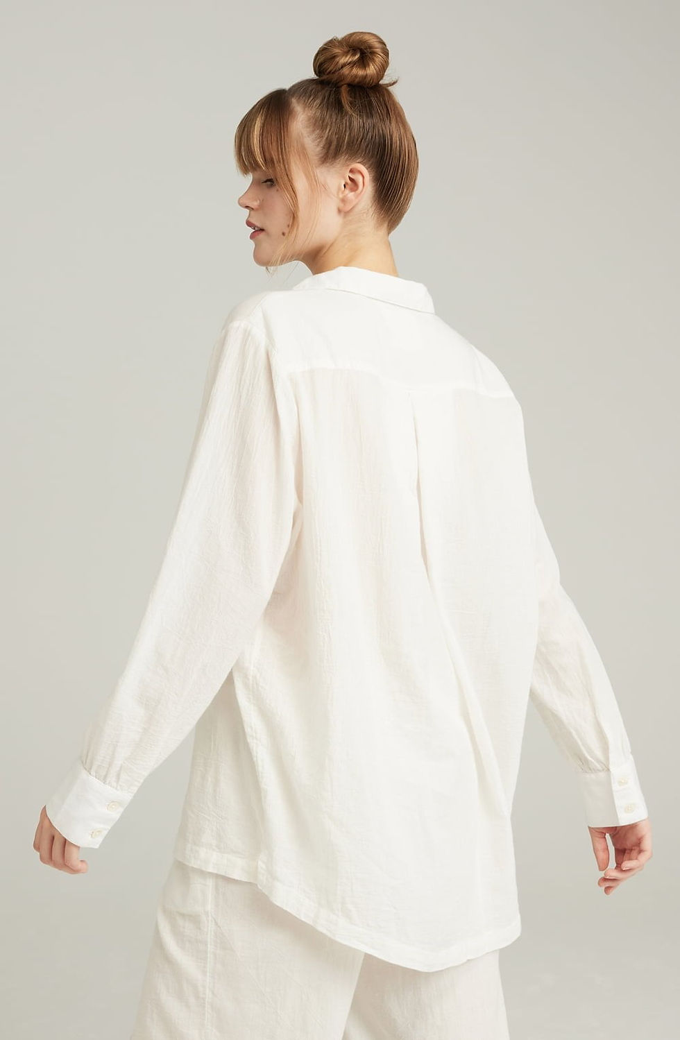 Thumbnail: The Midi Shirt Organic Cotton White