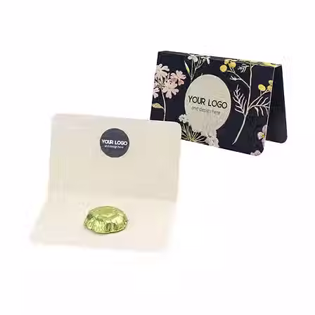 Miniatura: Sku. 1914CD - SWEET VOUCHER  CARD "STELLA" o "FIORE" o " CUORICINO"  di CIOCCOLA