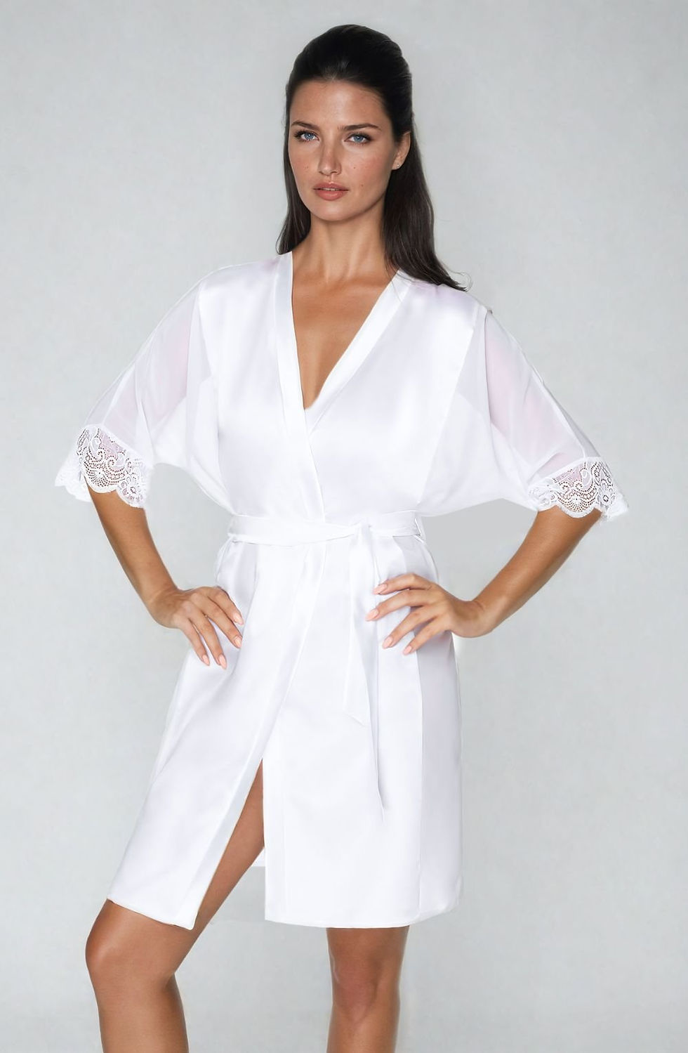 Thumbnail: Irall Sharon Dressing Gown White