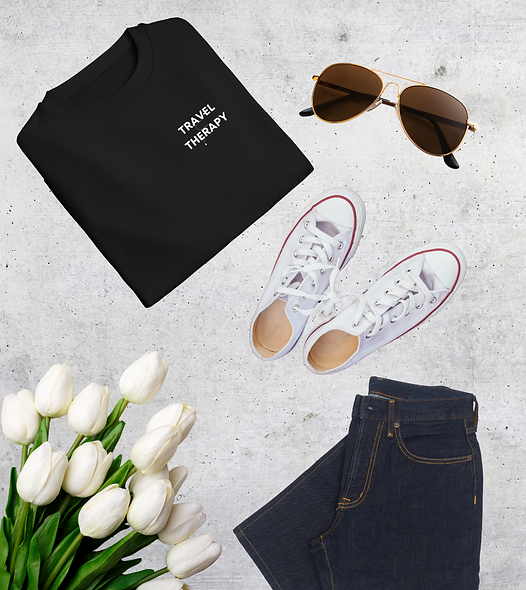 Black t-shirt with Anise Lifestyle Boutique design