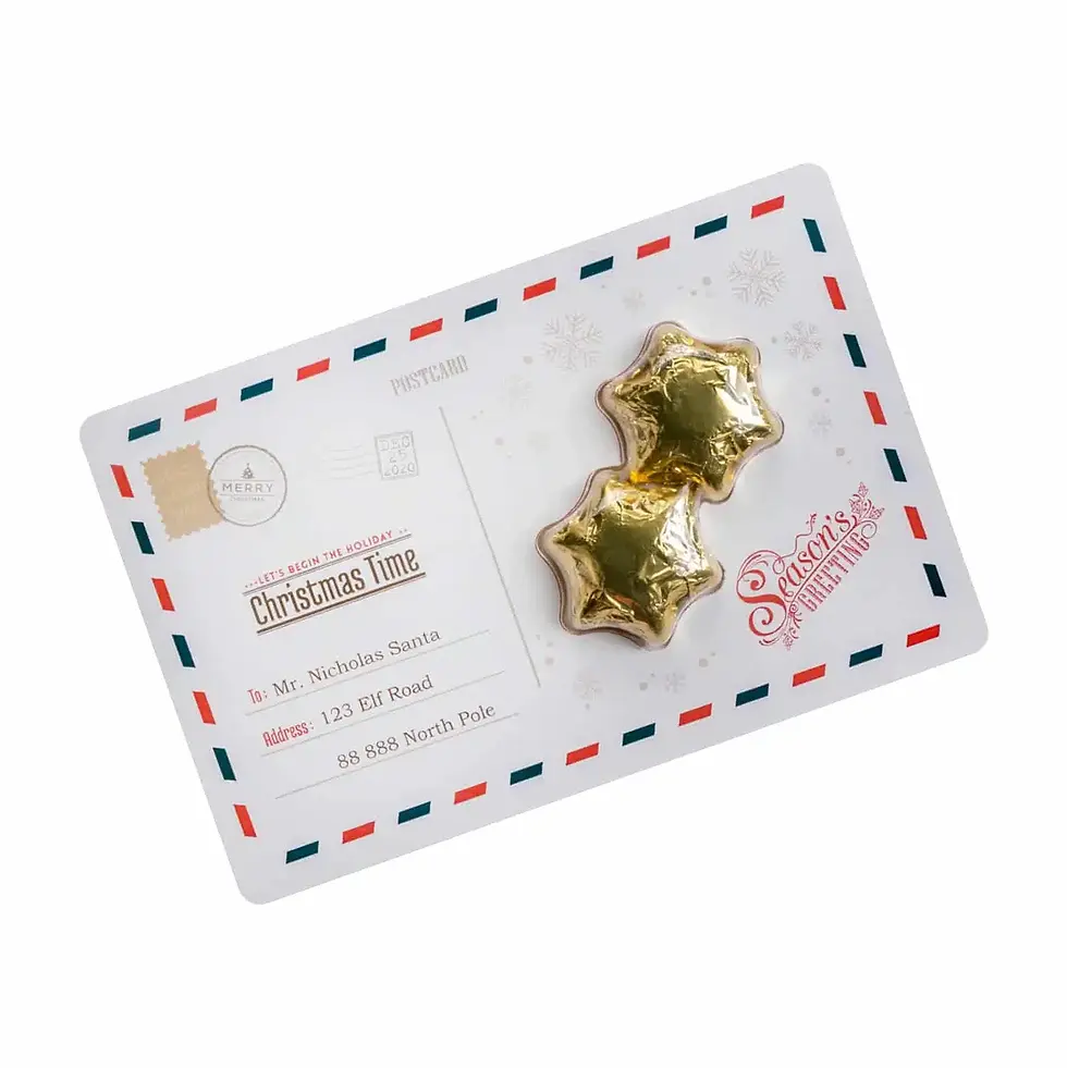 Miniatura: 351 BLISTER "STELLA" o "TEDDY ORSETTI"  di CIOCCOLATO