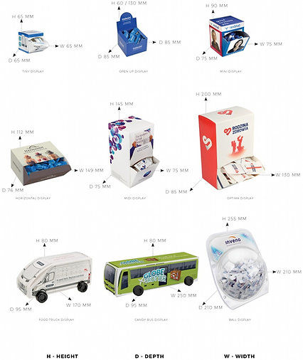 Miniatura: Sku.168 - DISPENSER PLASTIC CARAMELLE "DISPLAY BALL"