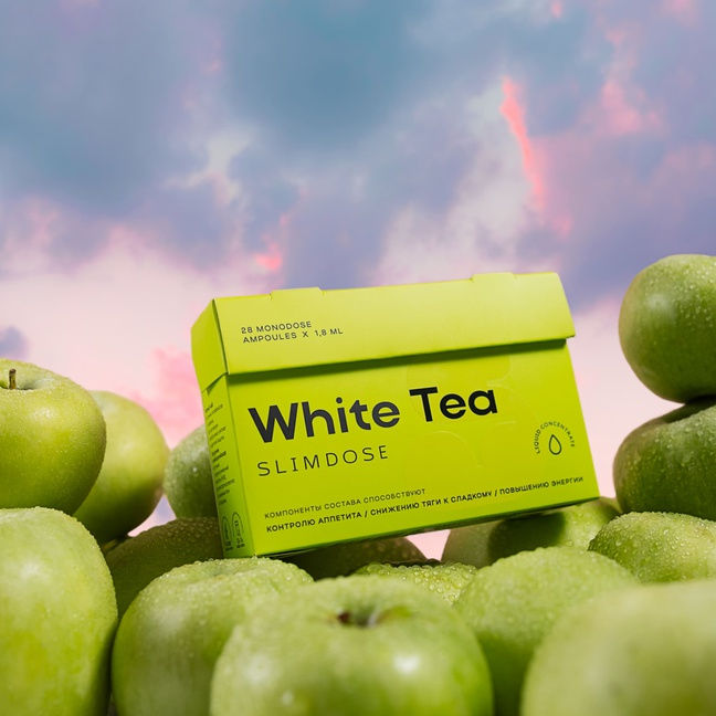 Thumbnail: White Tea SlimDose Drink Concentrate, 28 monodoses