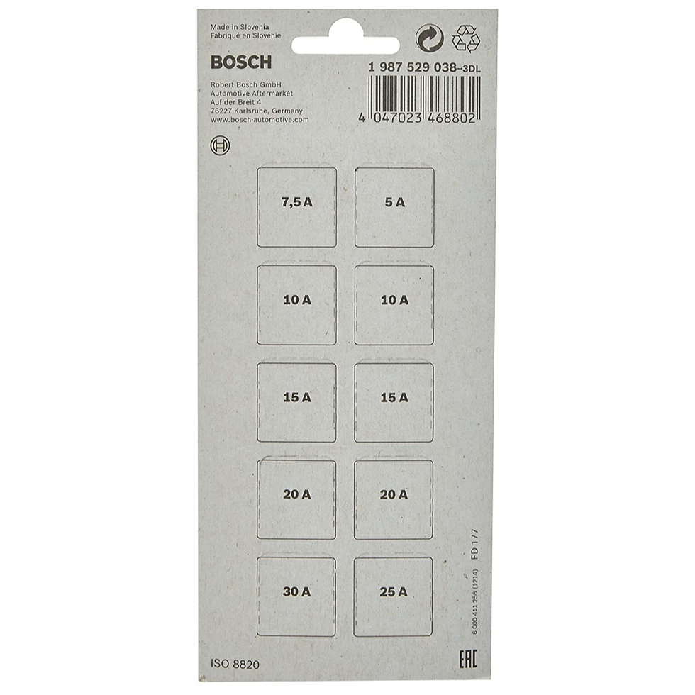 Thumbnail: Bosch Mini Fusibles plats

