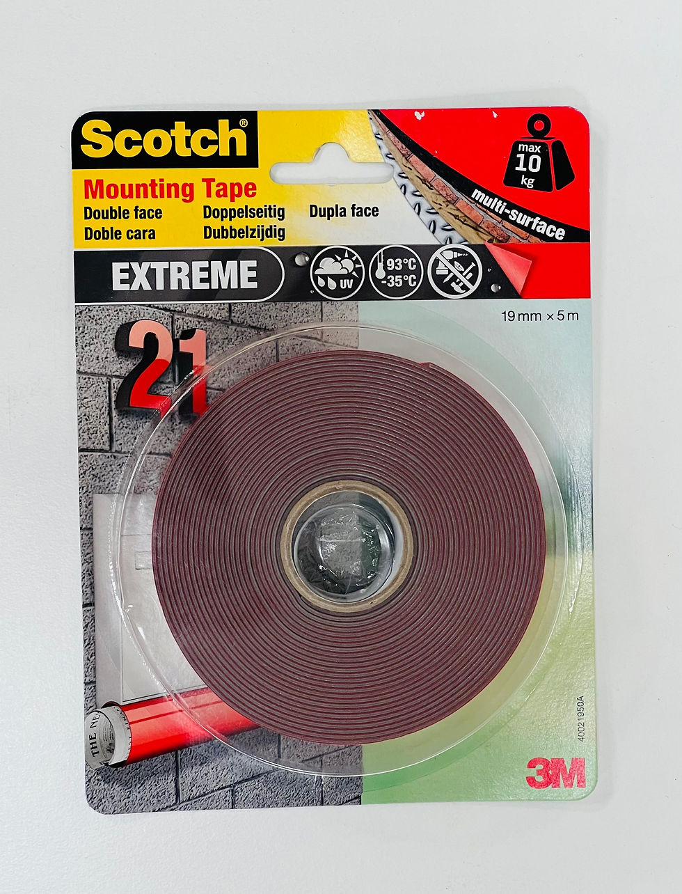 Scotch double face extreme multi-surface 