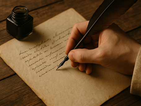 Carta de Boas Vindas: Entre Papéis, Palavras e Pedaços de Mim