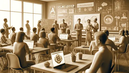 DALL·E 2024-05-24 15.38.24 - A realistic and welcoming scene in a modern classroom or educ