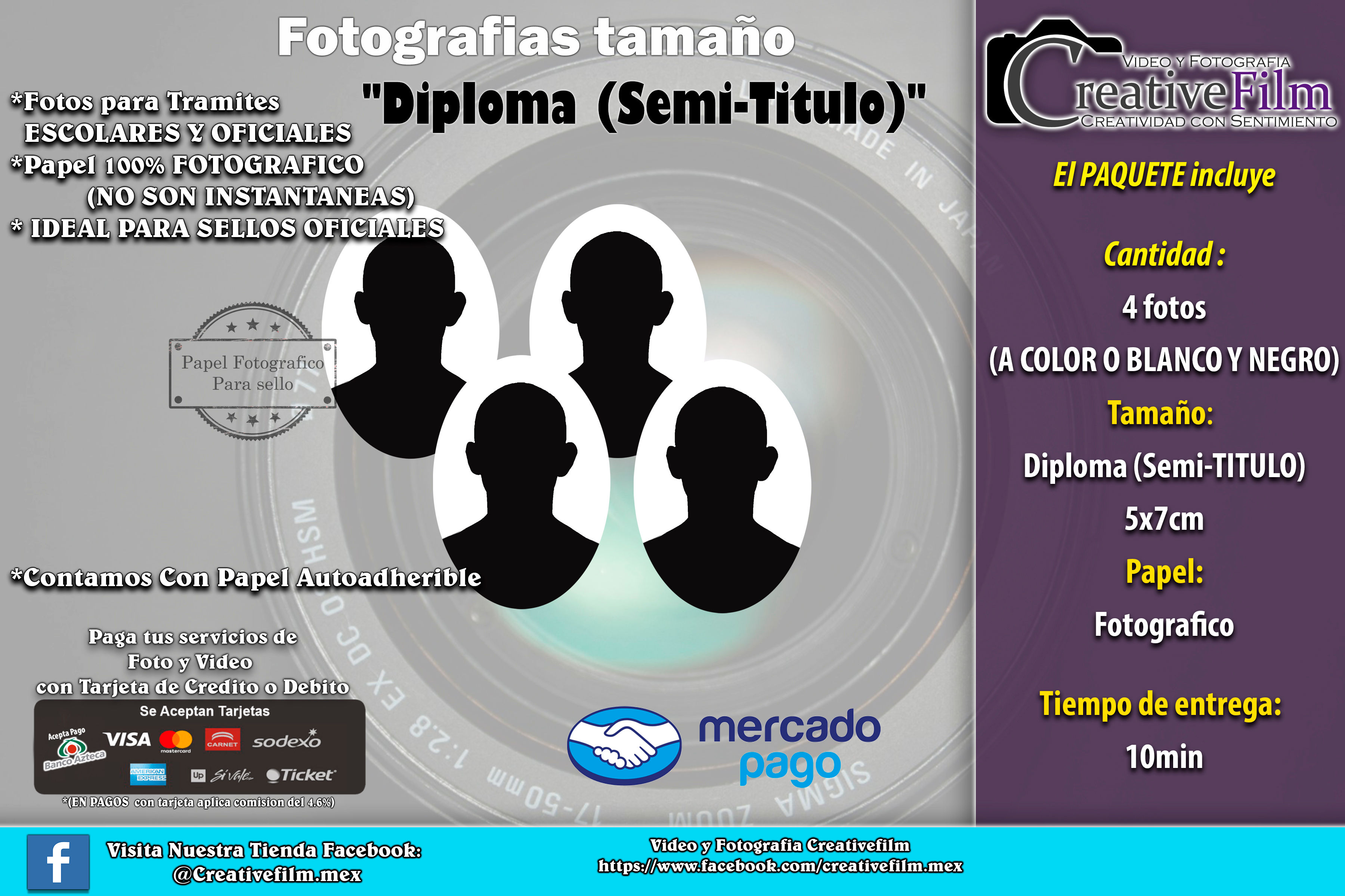 Paquete Foto Diploma