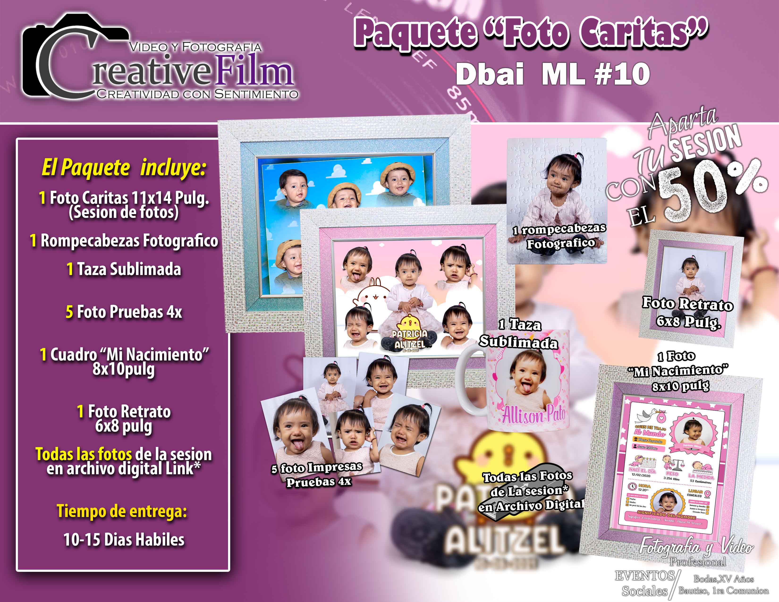 Paquete Caritas Dbi ML $10