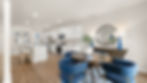 Dining area in a Brooks Station new home