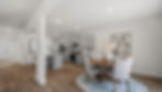 Dining area in a Jackson Landing new home