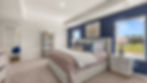 Guest bedroom in a Brookland Commons home