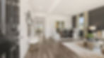 Dining area in a Brooks Station new home
