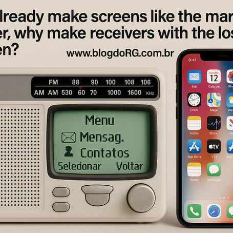 If we already make screens consumers love, why deliver receivers with outdated displays?
