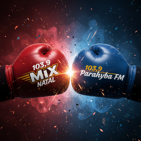 Sinal da Mix 103,9 Natal em conflito com 103,9 Parahyba FM na altura de Canguaretama/RN