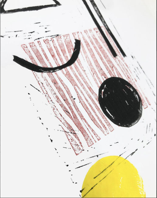 Thumbnail: A4 Parallax Lino Print