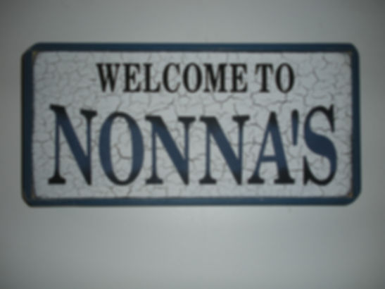 Welcome to Nonna's - Wooden Signs