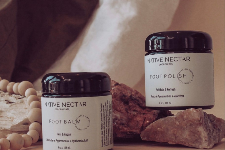 All-natural, organic foot polish to moisturize your feet