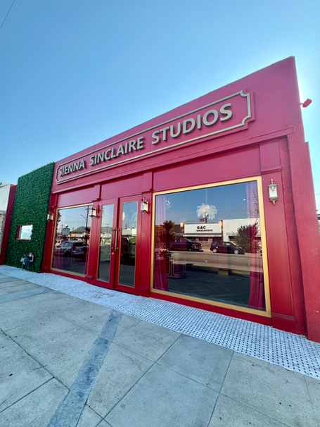 Burbank North Hollywood studio, European red building