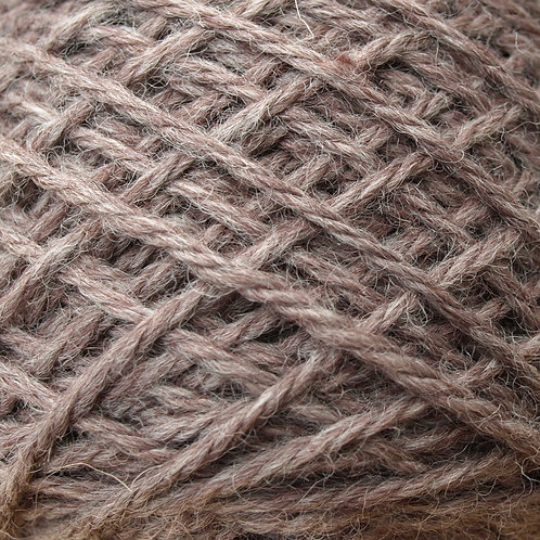 50g Aran yarn mid brown