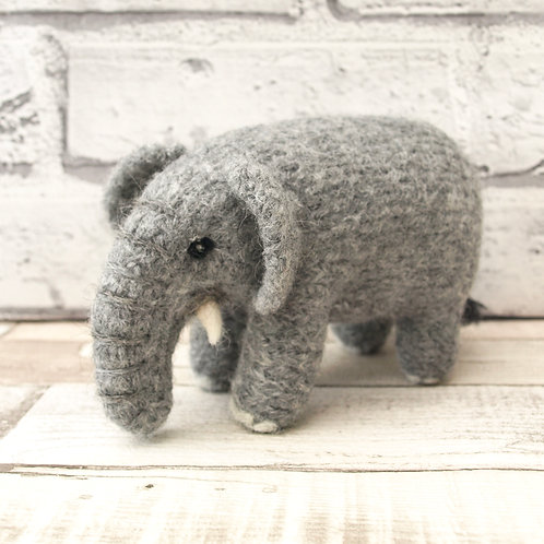 Juniper "Mini Make" Elephant Knitting and Felting Kit