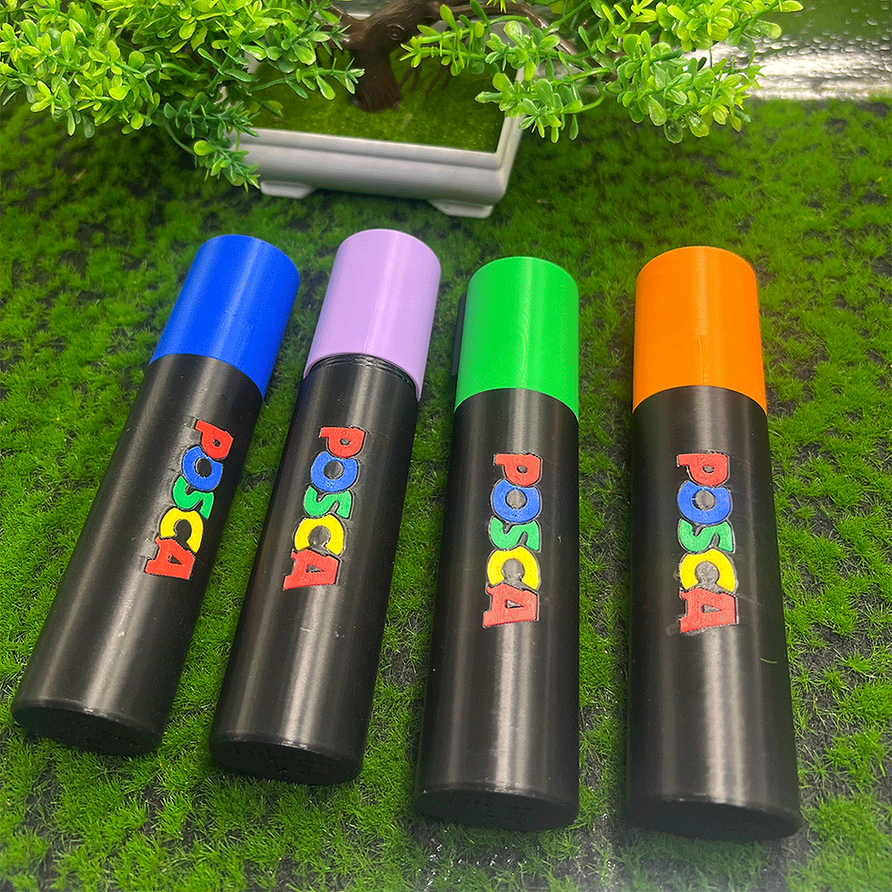 Miniatura: MOCÓ CANETA POSCA CORES 3D - UMDOISLAB