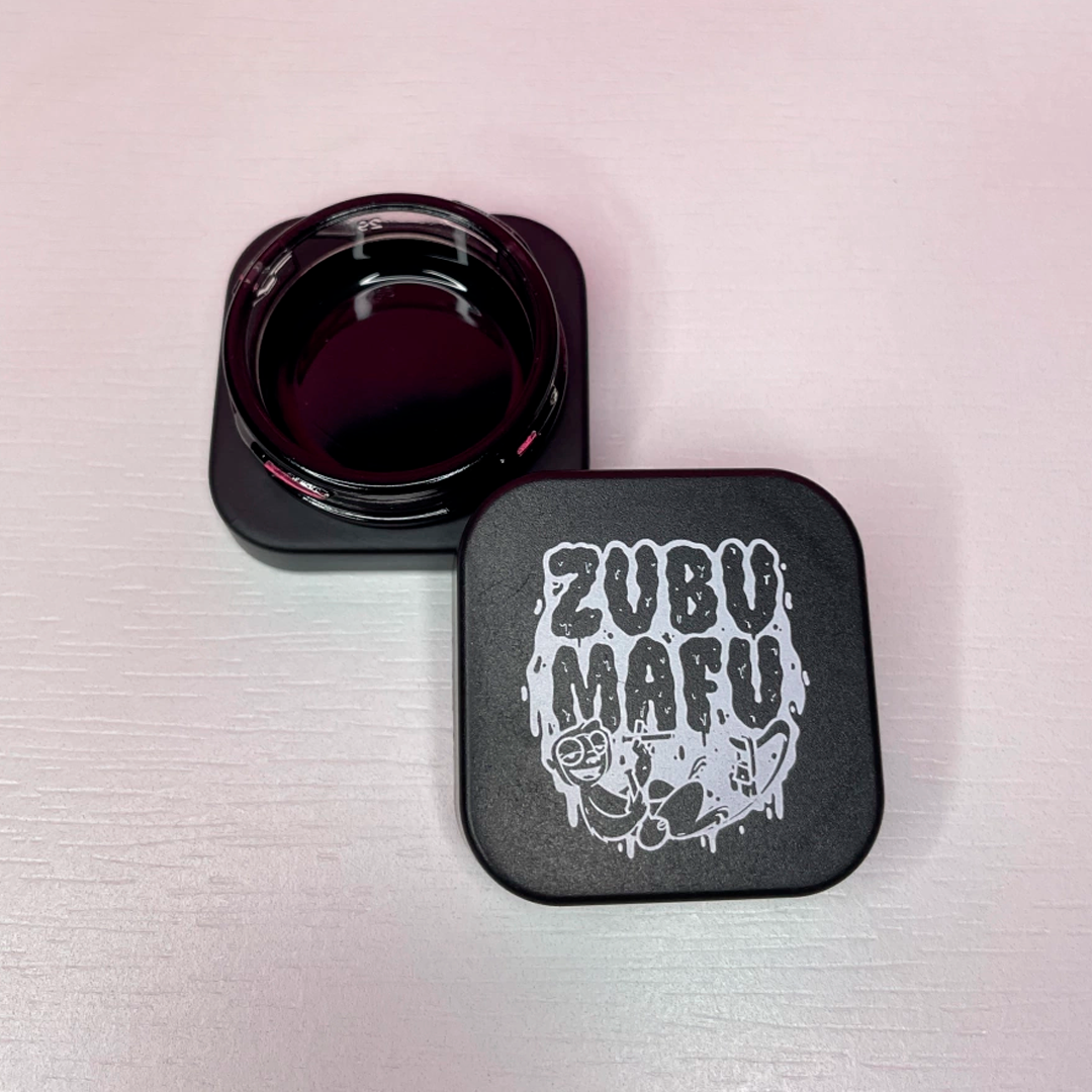 Container de Vidro Hermético Preto - 9ml