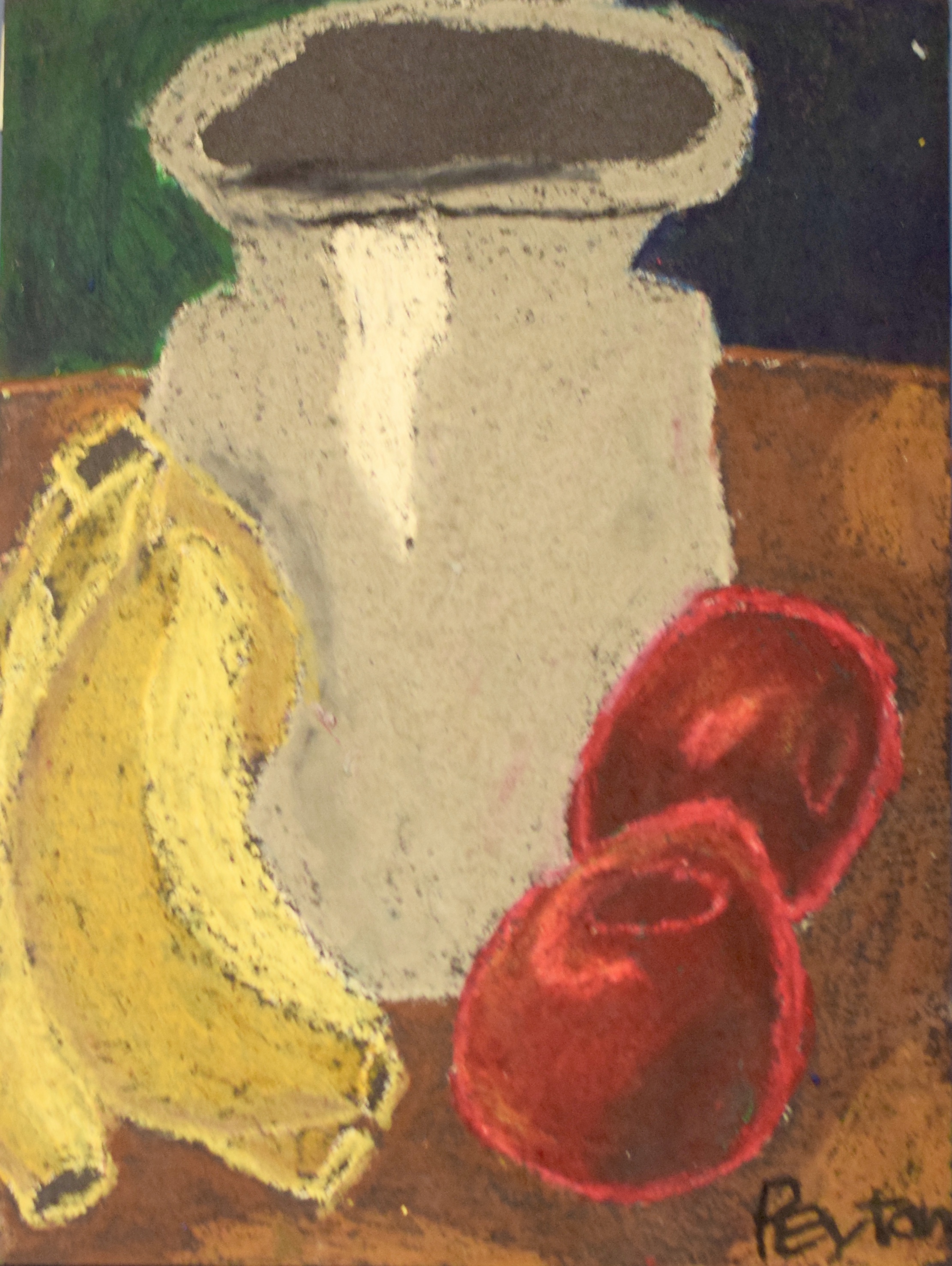 Oil pastel drawing