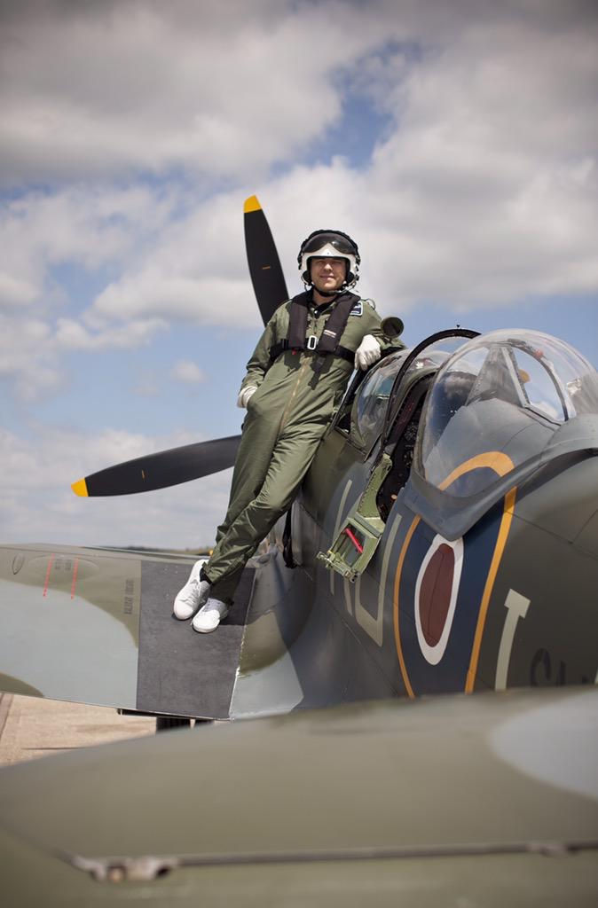David William spitfire flight