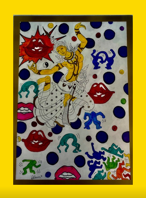 Colorful art piece from Si Ri Panya News Highlights.