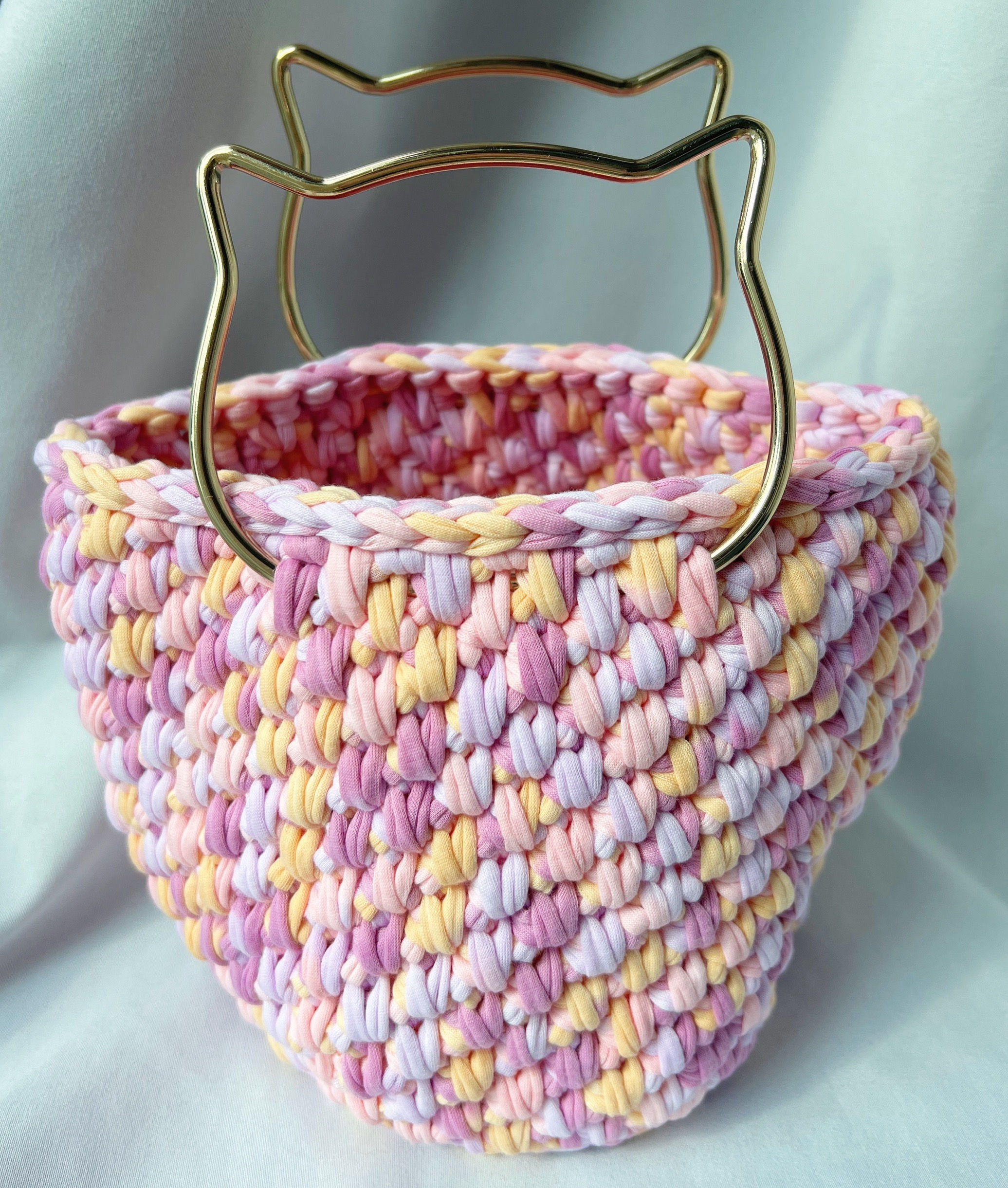 細緻人手編織文青手挽袋