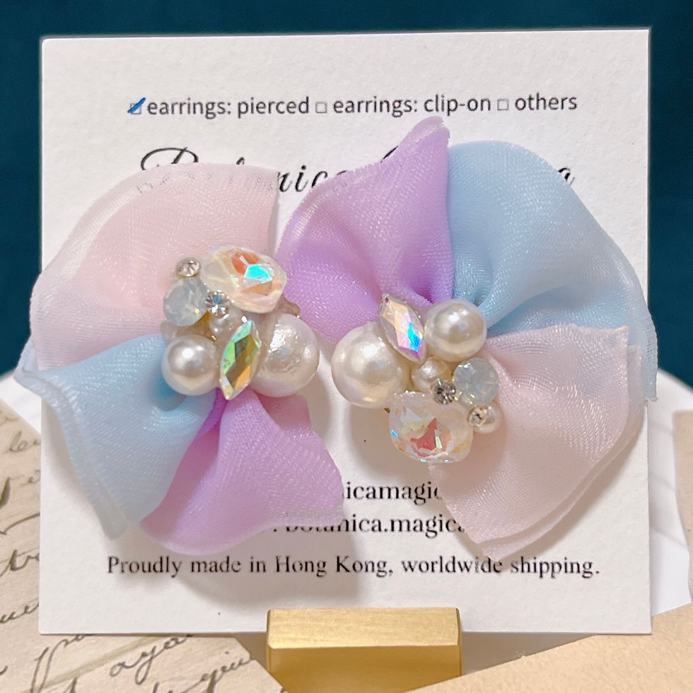 Thumbnail:  夢幻絲帶耳環