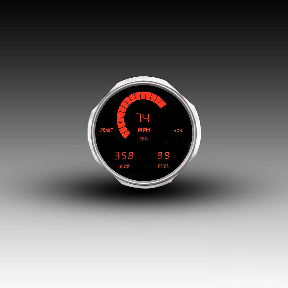 Thumbnail: 1955-1986 Jeep CJ LED Digital Panel